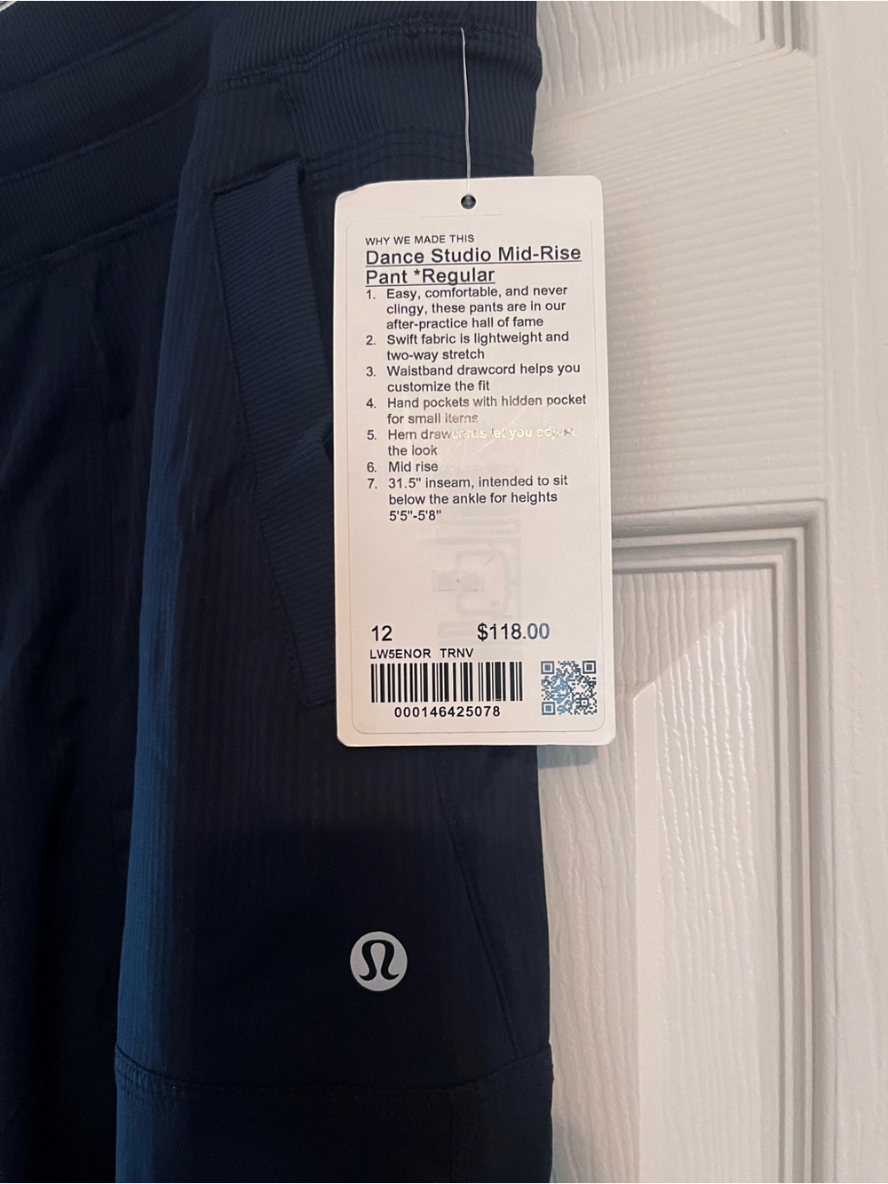 Lululemon Dance Studio Mid-Rise
Pant Regular Navy - Picture 3 of 12